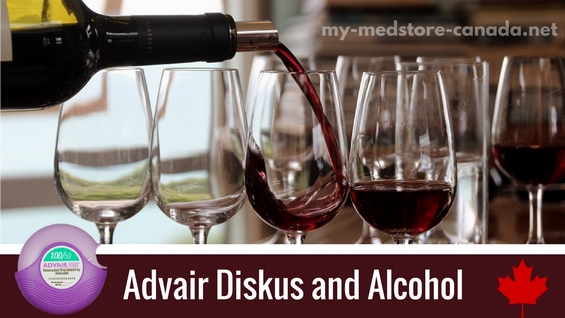 Advair Diskus and Alcohol